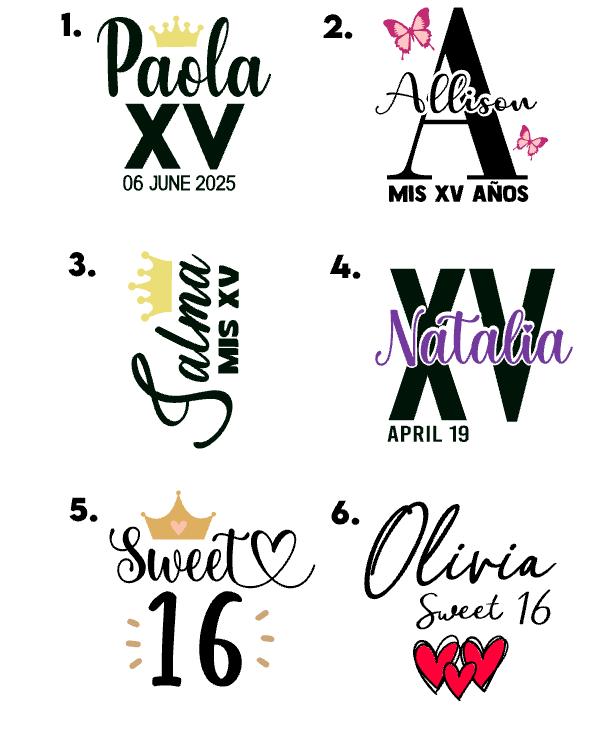 Sweet XV/16 Reusable Cup | 16oz - Cyan Imprint